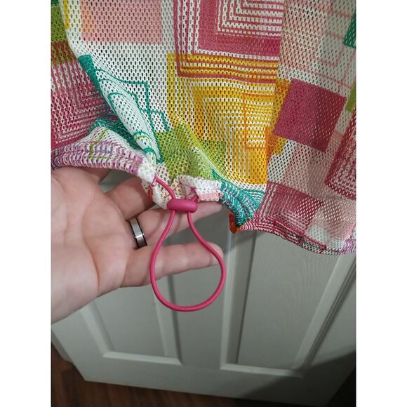 Jolie&Joy Woman 2X Mesh Shirt Pullover Swimwear Cover Adjustable Hem - Picture 6 of 10